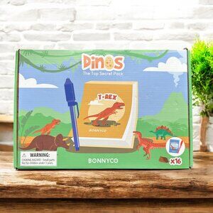 Invisible Ink Pen and Notebook Pack of 16 Dinosaur Party Favors for Kids NEW!